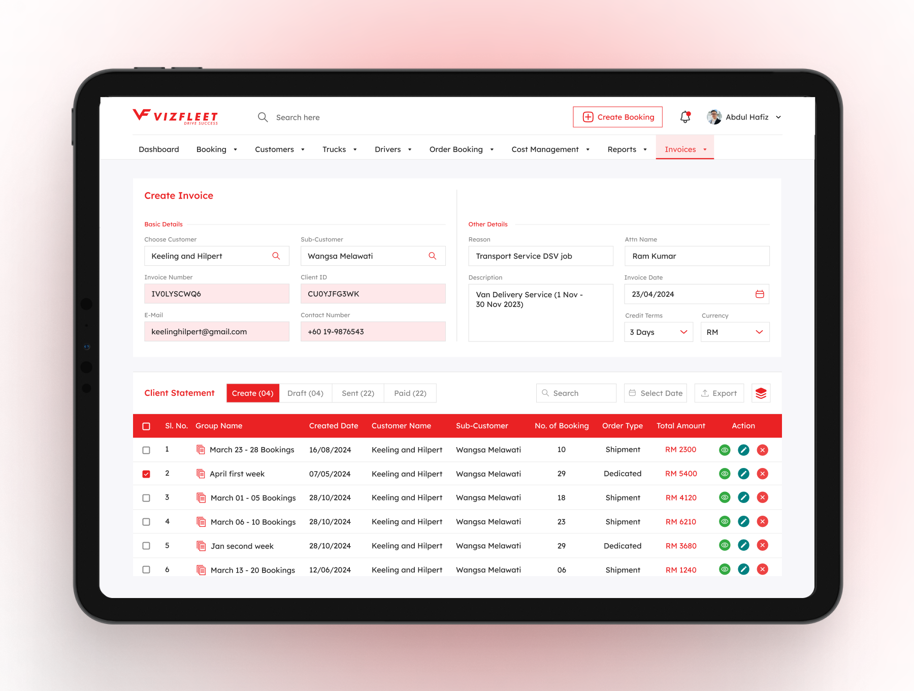 Automated Invoicing